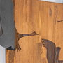 Wallity Legendary Accesorio decorativo de pared Negro y Nogal